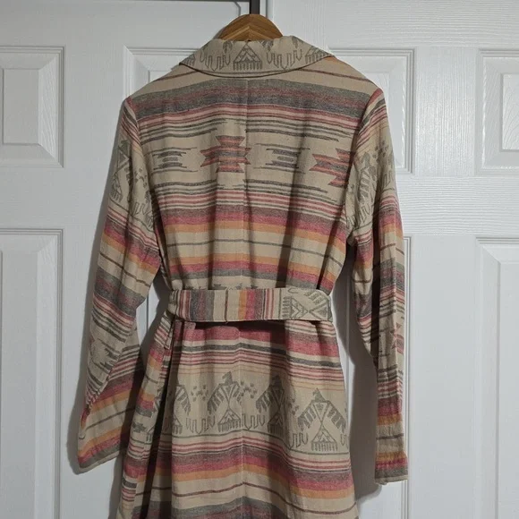 Soft Surroundings Ranch House Blanket Coat Luna Duster - Picture 4 of 6